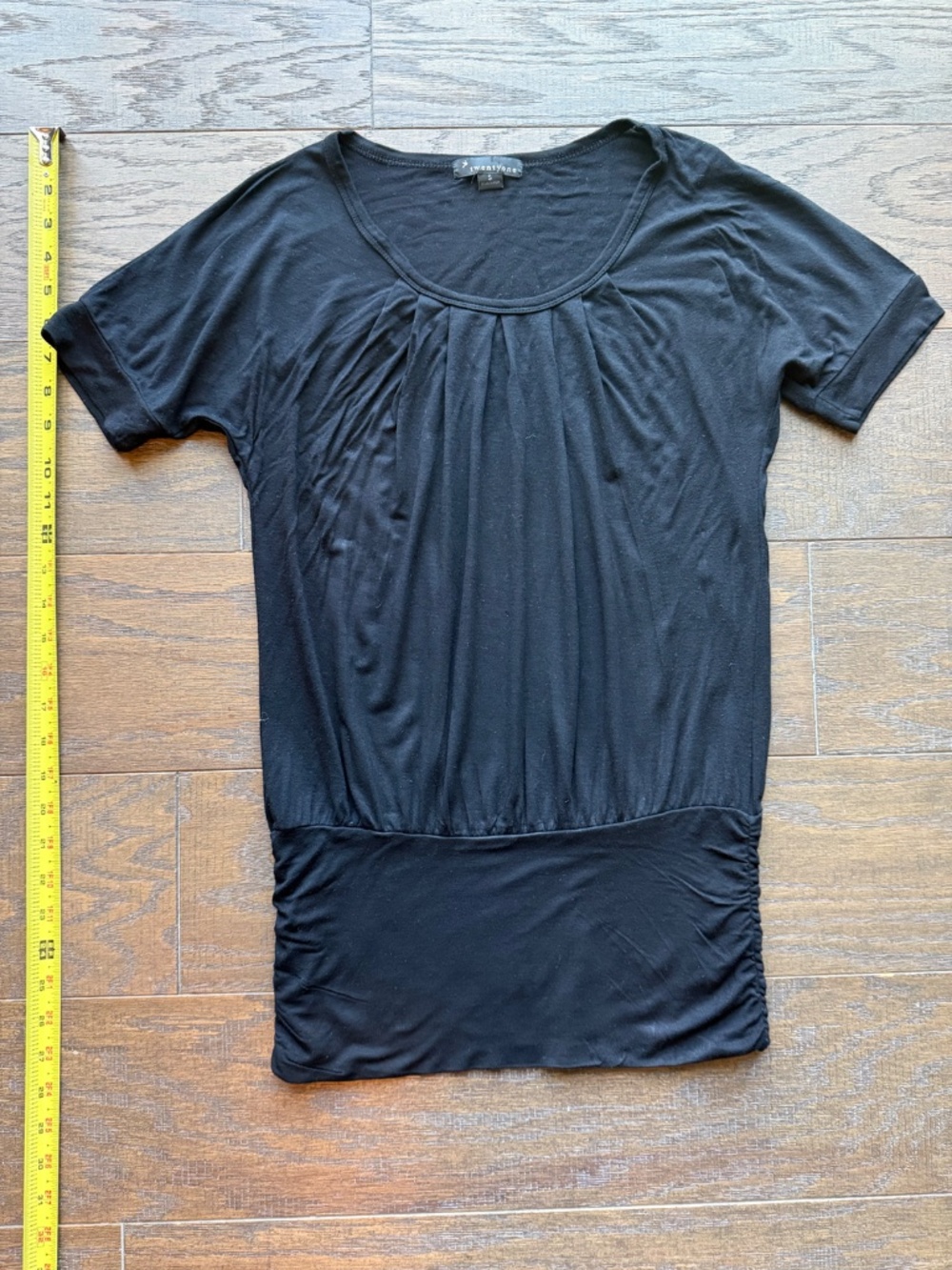 Twentyone Black Convertible Tunic Top / Mini Dress – Size Small